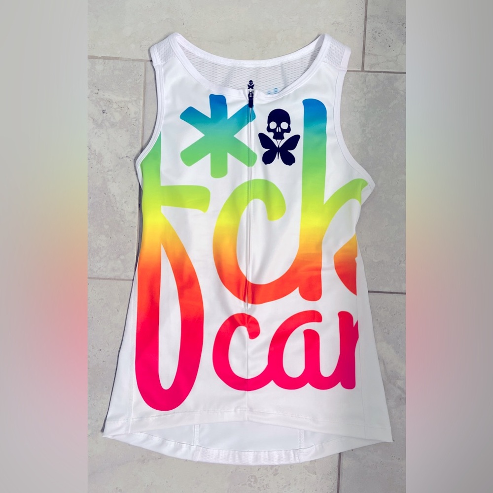 Betty Designs F*ck Cancer Tri Top